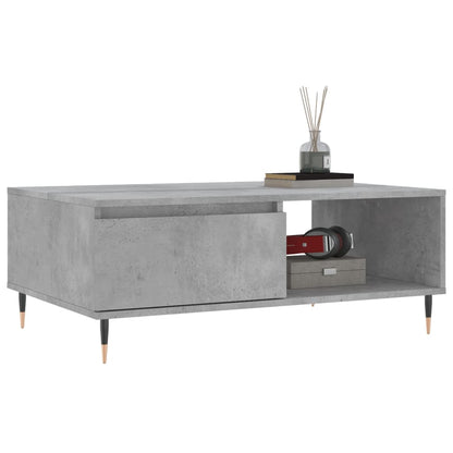 Couchtisch Betongrau 90x60x35 cm Holzwerkstoff - Pazzar.ch