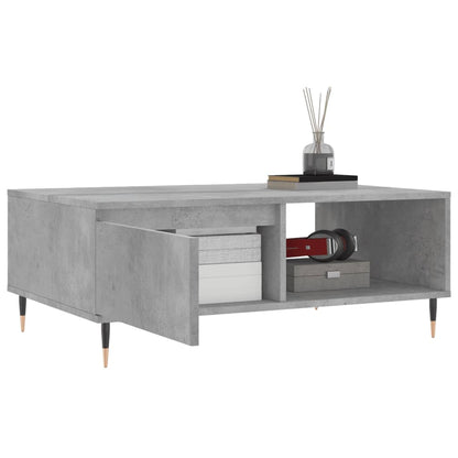 Couchtisch Betongrau 90x60x35 cm Holzwerkstoff - Pazzar.ch