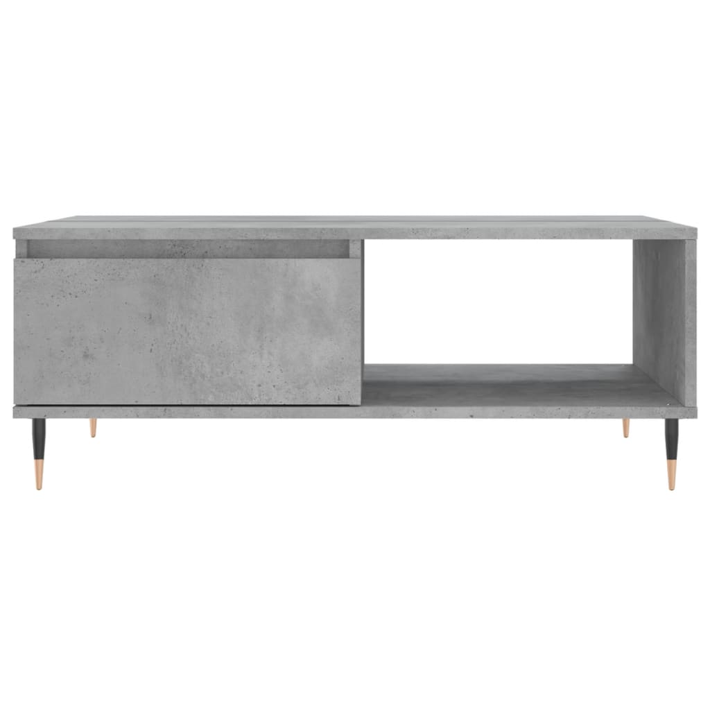 Couchtisch Betongrau 90x60x35 cm Holzwerkstoff - Pazzar.ch
