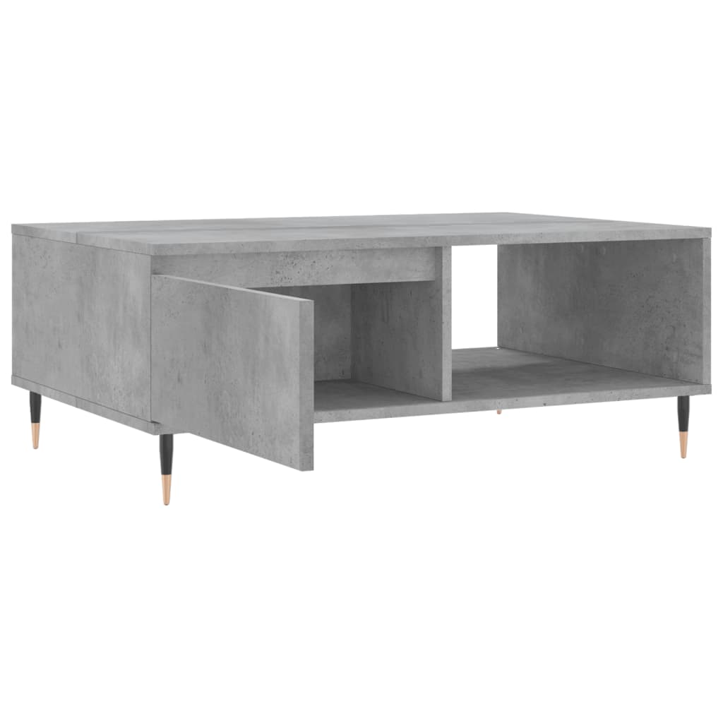 Couchtisch Betongrau 90x60x35 cm Holzwerkstoff - Pazzar.ch