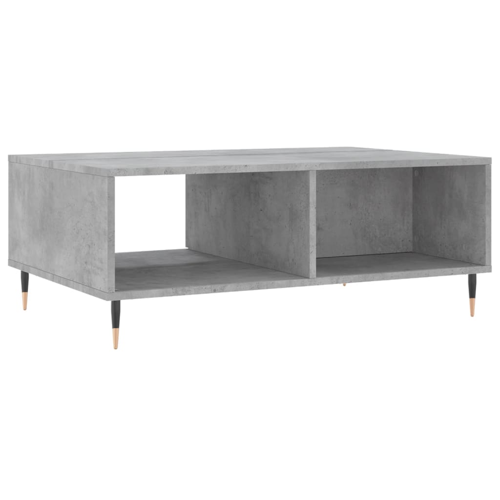 Couchtisch Betongrau 90x60x35 cm Holzwerkstoff - Pazzar.ch
