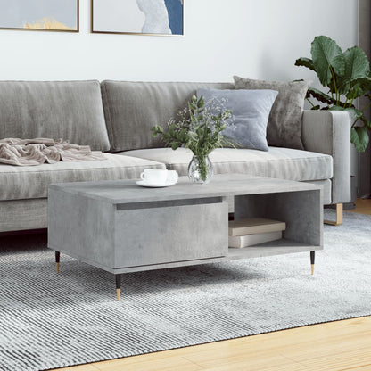 Couchtisch Betongrau 90x60x35 cm Holzwerkstoff - Pazzar.ch