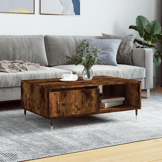 Couchtisch Räuchereiche 90x60x35 cm Holzwerkstoff - Pazzar.ch
