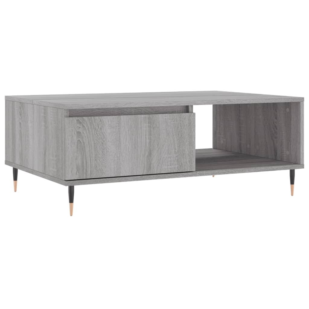 Couchtisch Grau Sonoma 90x60x35 cm Holzwerkstoff - Pazzar.ch