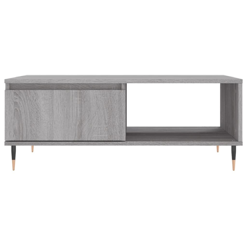 Couchtisch Grau Sonoma 90x60x35 cm Holzwerkstoff - Pazzar.ch