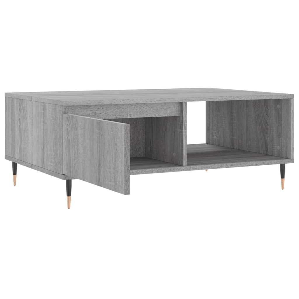 Couchtisch Grau Sonoma 90x60x35 cm Holzwerkstoff - Pazzar.ch