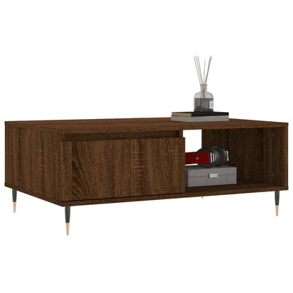 Couchtisch Braun Eichen-Optik 90x60x35 cm Holzwerkstoff - Pazzar.ch