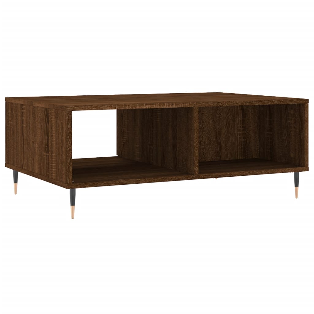 Couchtisch Braun Eichen-Optik 90x60x35 cm Holzwerkstoff - Pazzar.ch