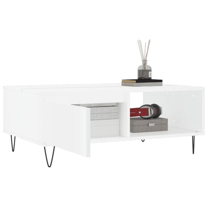 Couchtisch Weiß 90x60x35 cm Holzwerkstoff - Pazzar.ch