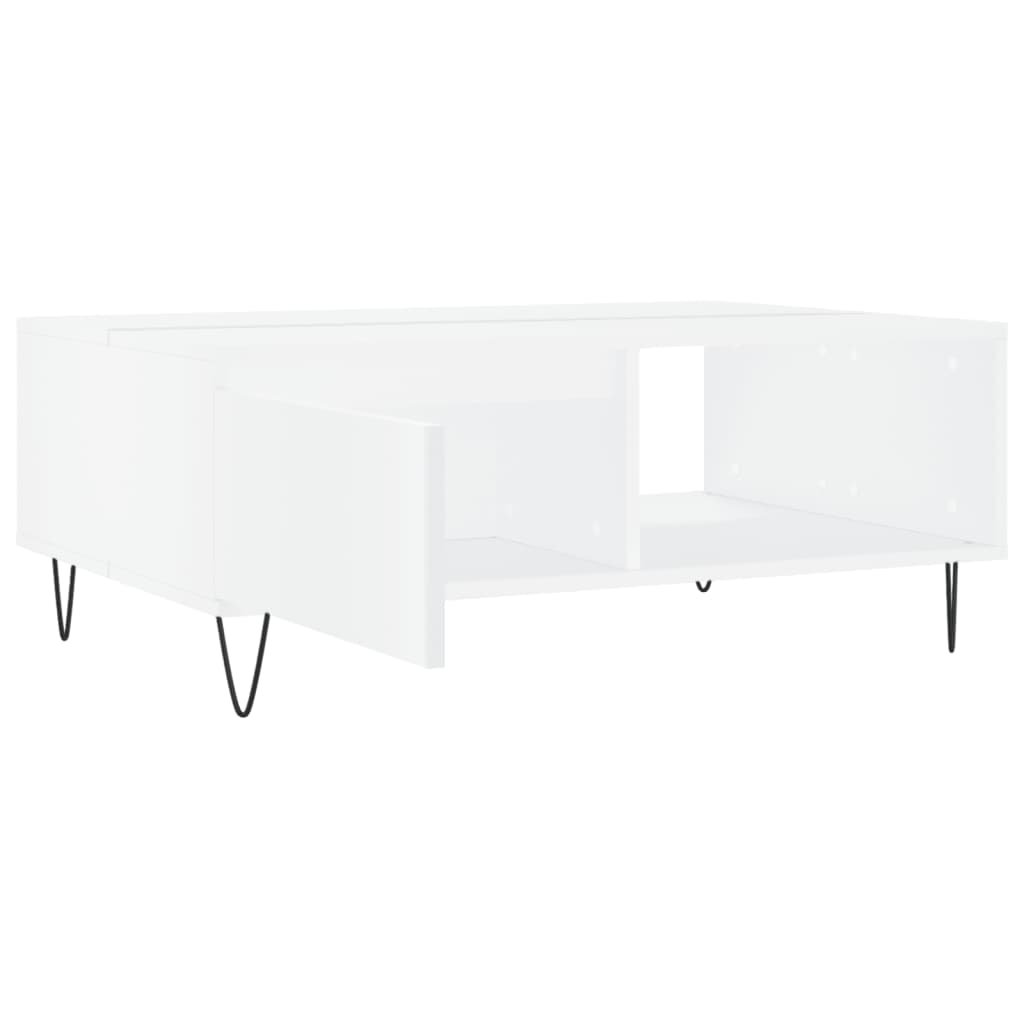 Couchtisch Weiß 90x60x35 cm Holzwerkstoff - Pazzar.ch