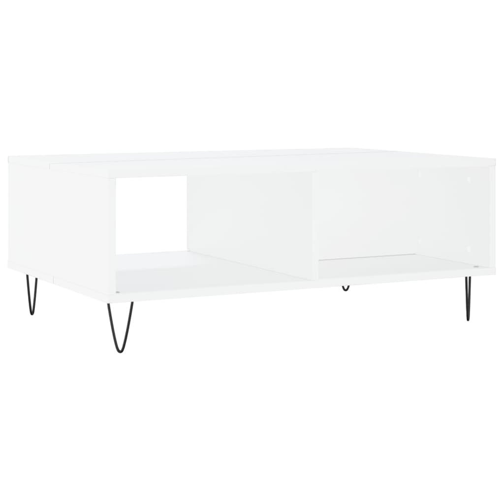 Couchtisch Weiß 90x60x35 cm Holzwerkstoff - Pazzar.ch