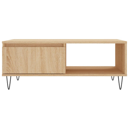 Couchtisch Sonoma-Eiche 90x60x35 cm Holzwerkstoff - Pazzar.ch