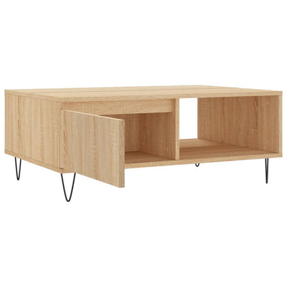 Couchtisch Sonoma-Eiche 90x60x35 cm Holzwerkstoff - Pazzar.ch