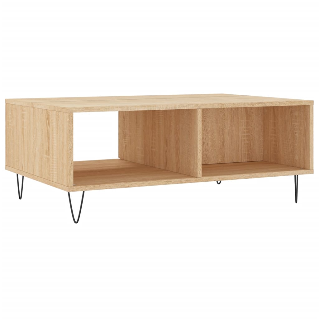 Couchtisch Sonoma-Eiche 90x60x35 cm Holzwerkstoff - Pazzar.ch