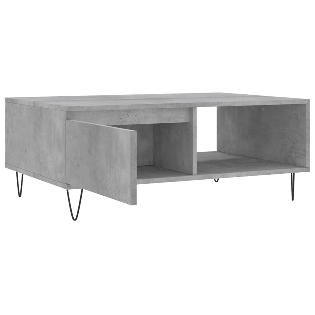 Couchtisch Betongrau 90x60x35 cm Holzwerkstoff - Pazzar.ch