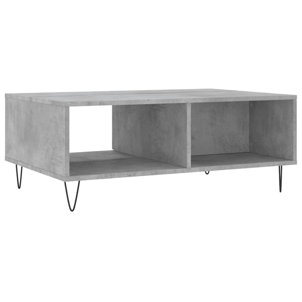 Couchtisch Betongrau 90x60x35 cm Holzwerkstoff - Pazzar.ch