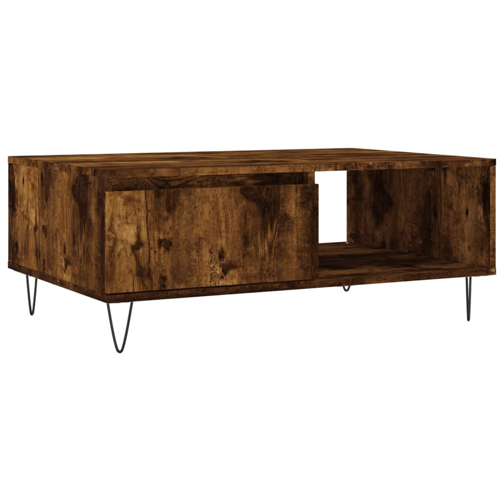 Couchtisch Räuchereiche 90x60x35 cm Holzwerkstoff - Pazzar.ch