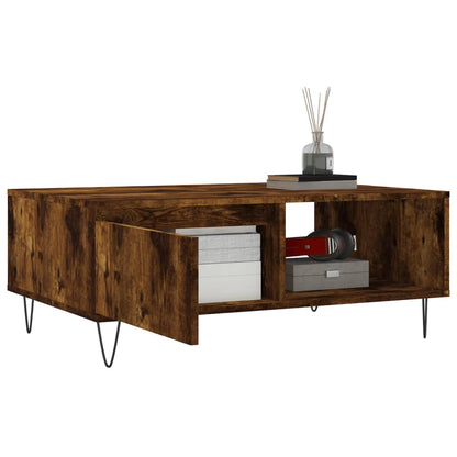 Couchtisch Räuchereiche 90x60x35 cm Holzwerkstoff - Pazzar.ch