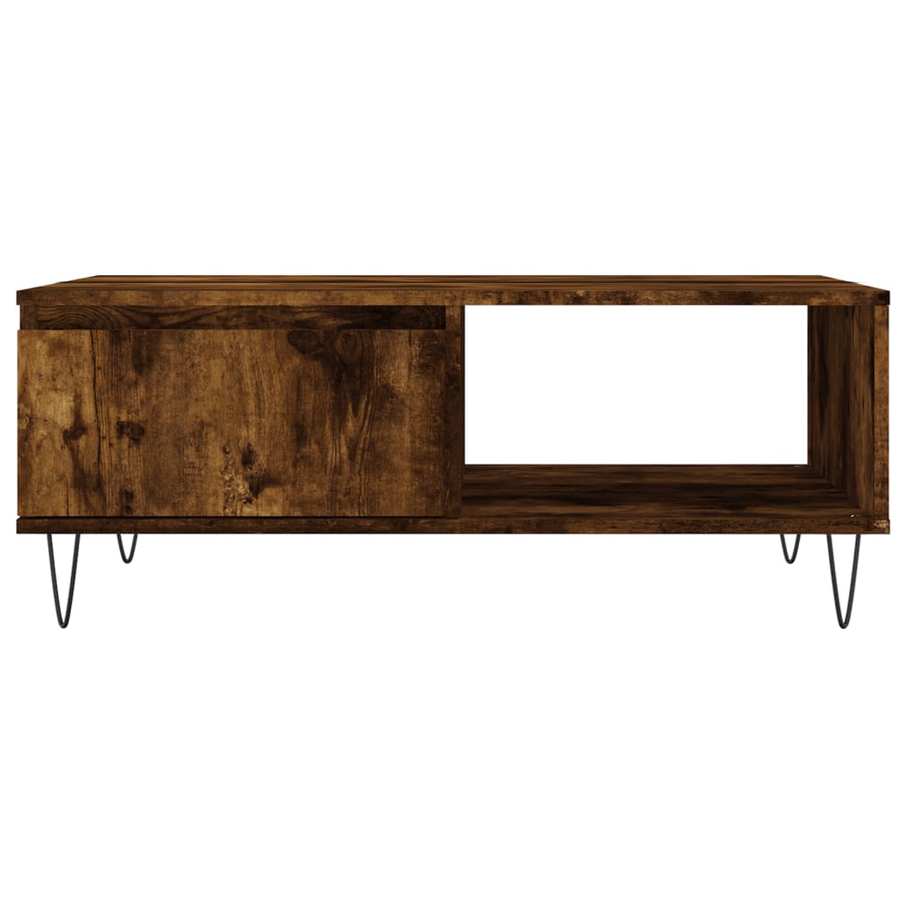 Couchtisch Räuchereiche 90x60x35 cm Holzwerkstoff - Pazzar.ch