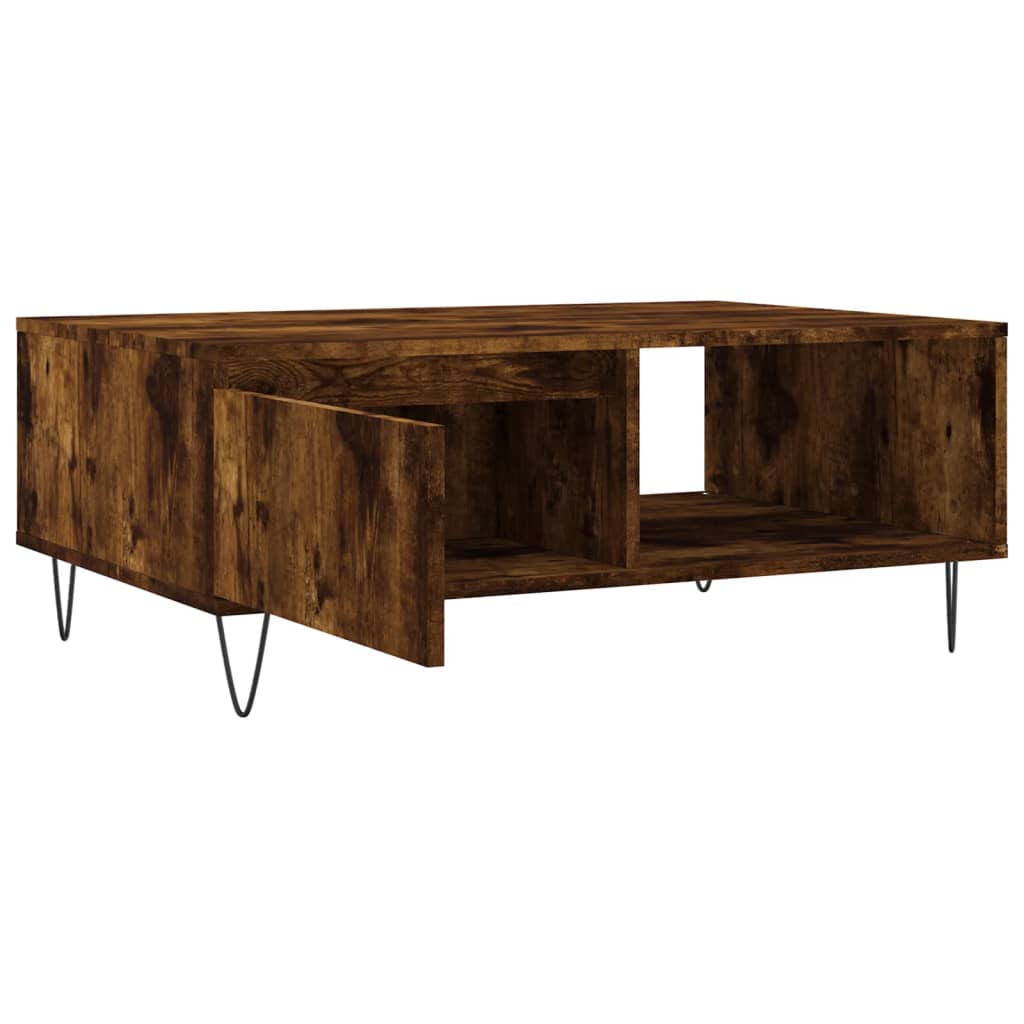 Couchtisch Räuchereiche 90x60x35 cm Holzwerkstoff - Pazzar.ch
