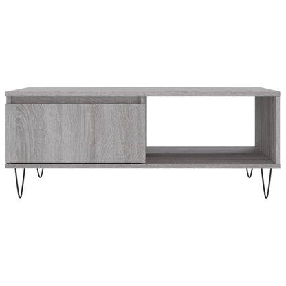 Couchtisch Grau Sonoma 90x60x35 cm Holzwerkstoff - Pazzar.ch