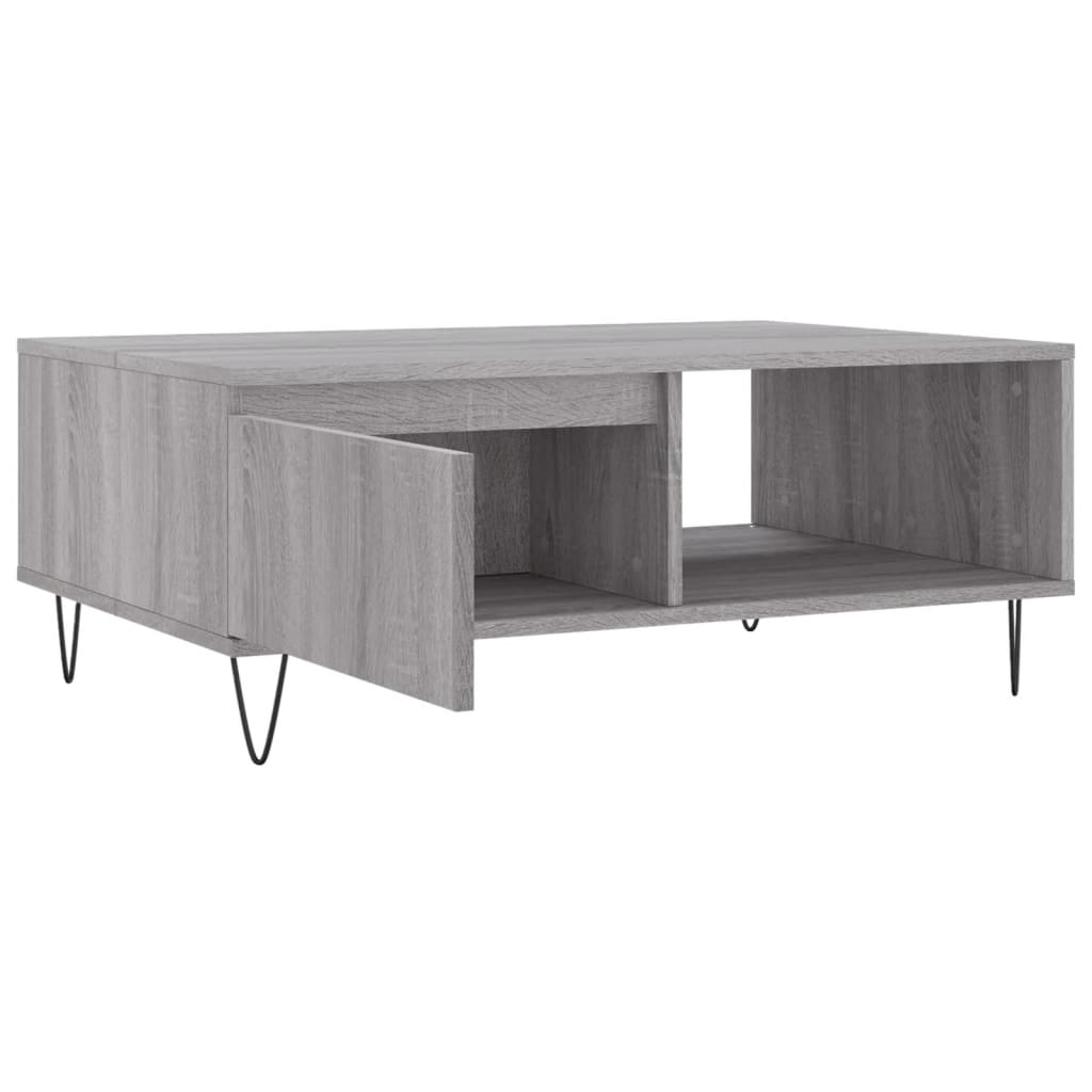 Couchtisch Grau Sonoma 90x60x35 cm Holzwerkstoff - Pazzar.ch