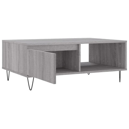 Couchtisch Grau Sonoma 90x60x35 cm Holzwerkstoff - Pazzar.ch