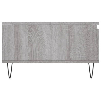 Couchtisch Grau Sonoma 90x60x35 cm Holzwerkstoff - Pazzar.ch