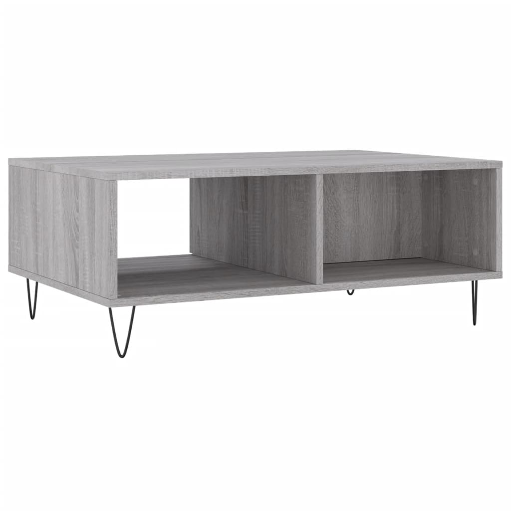 Couchtisch Grau Sonoma 90x60x35 cm Holzwerkstoff - Pazzar.ch