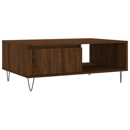 Couchtisch Braun Eichen-Optik 90x60x35 cm Holzwerkstoff - Pazzar.ch