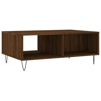 Couchtisch Braun Eichen-Optik 90x60x35 cm Holzwerkstoff - Pazzar.ch