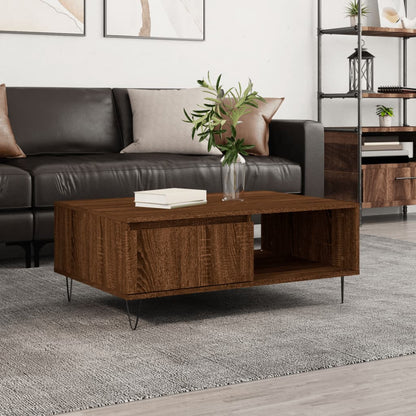 Couchtisch Braun Eichen-Optik 90x60x35 cm Holzwerkstoff - Pazzar.ch