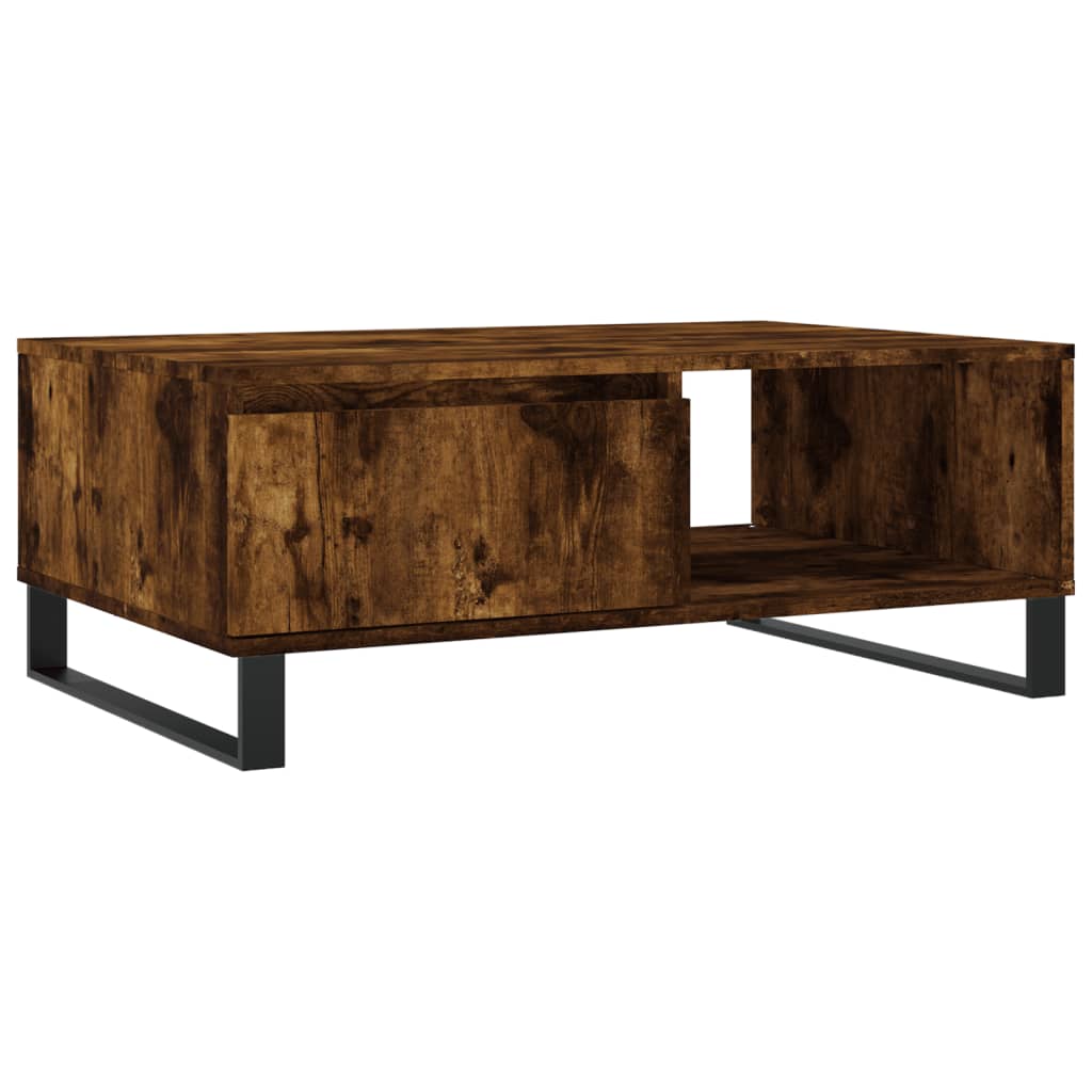 Couchtisch Räuchereiche 90x60x35 cm Holzwerkstoff - Pazzar.ch