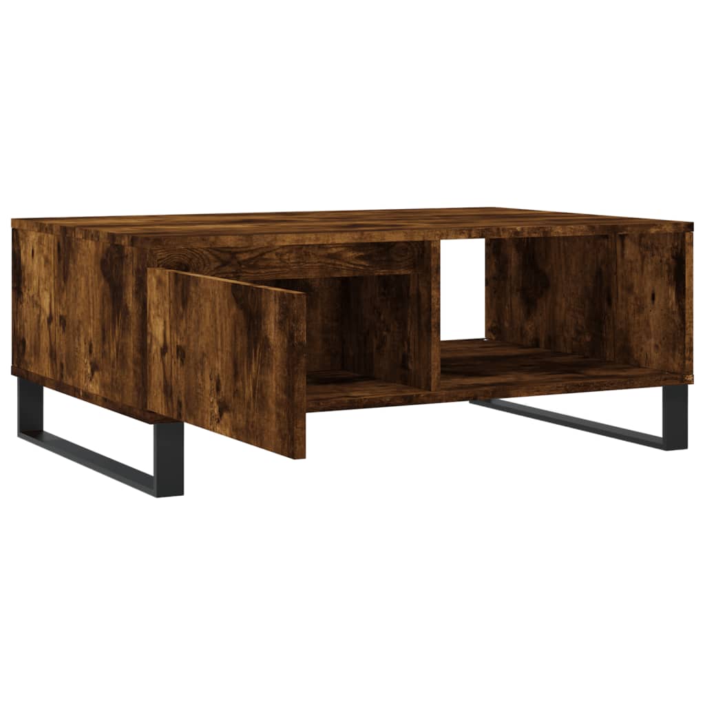 Couchtisch Räuchereiche 90x60x35 cm Holzwerkstoff - Pazzar.ch