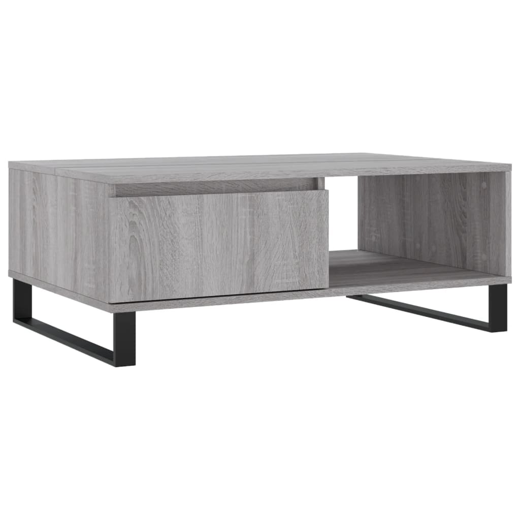 Couchtisch Grau Sonoma 90x60x35 cm Holzwerkstoff - Pazzar.ch