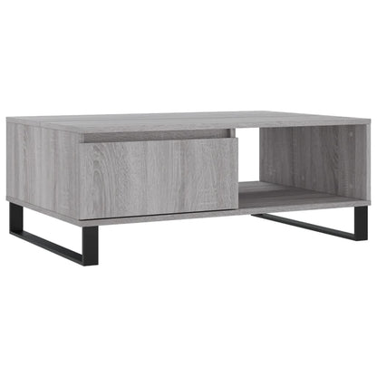Couchtisch Grau Sonoma 90x60x35 cm Holzwerkstoff - Pazzar.ch