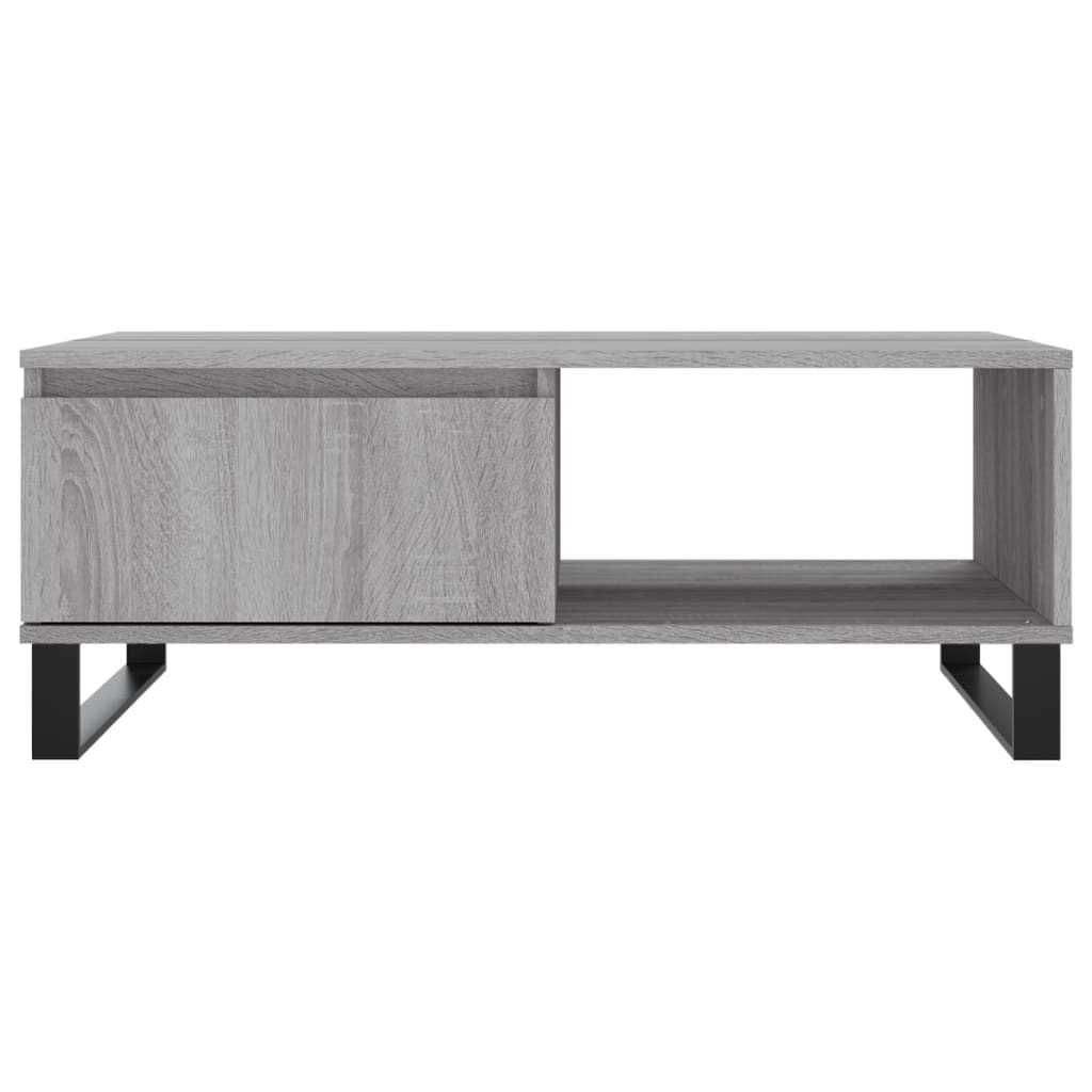 Couchtisch Grau Sonoma 90x60x35 cm Holzwerkstoff - Pazzar.ch