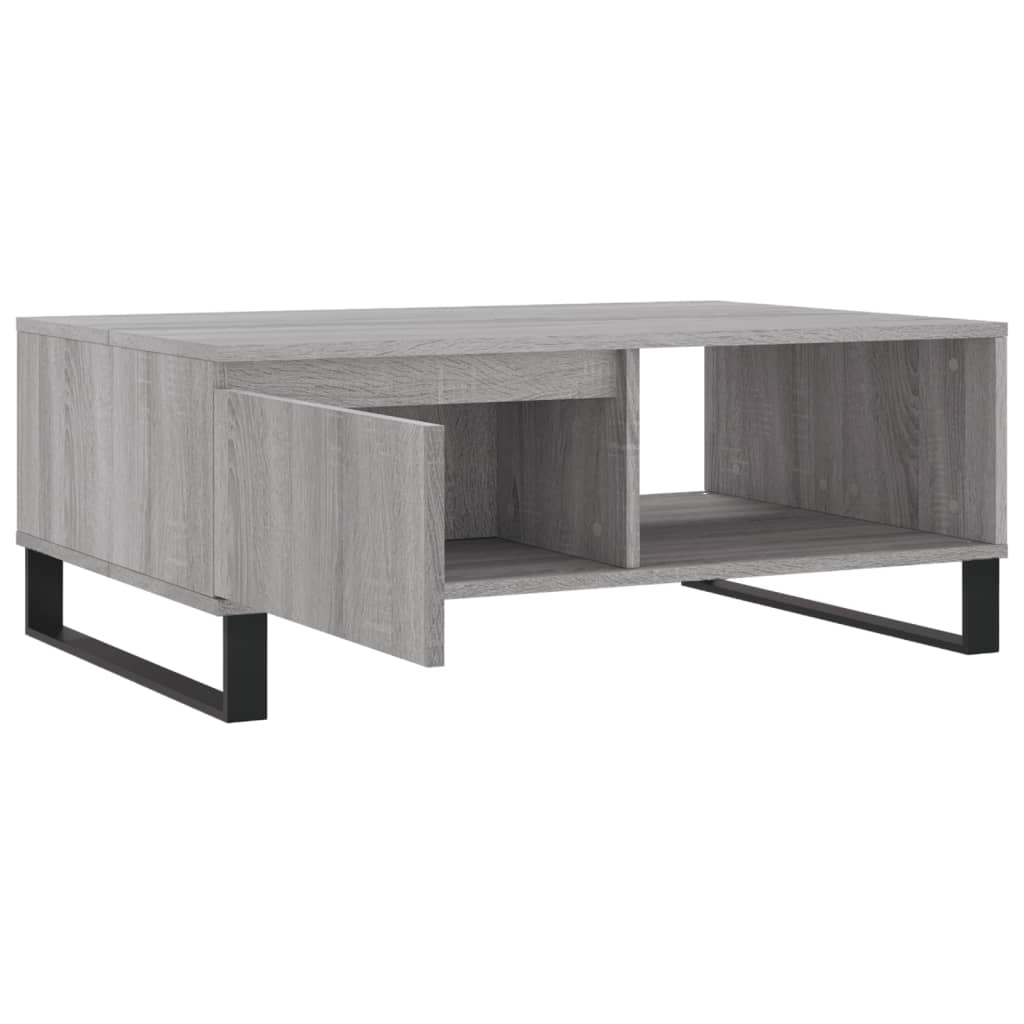 Couchtisch Grau Sonoma 90x60x35 cm Holzwerkstoff - Pazzar.ch