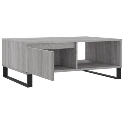 Couchtisch Grau Sonoma 90x60x35 cm Holzwerkstoff - Pazzar.ch