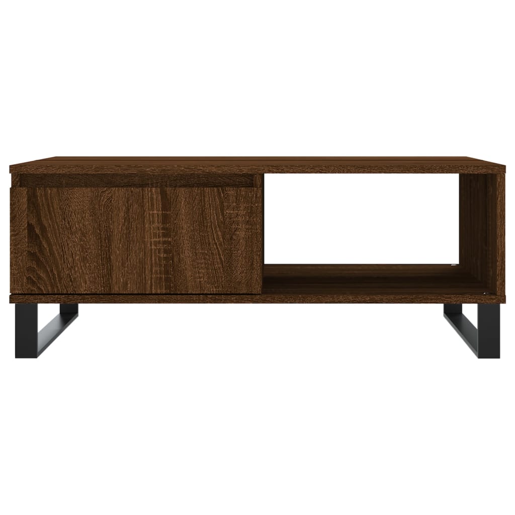 Couchtisch Braun Eichen-Optik 90x60x35 cm Holzwerkstoff - Pazzar.ch