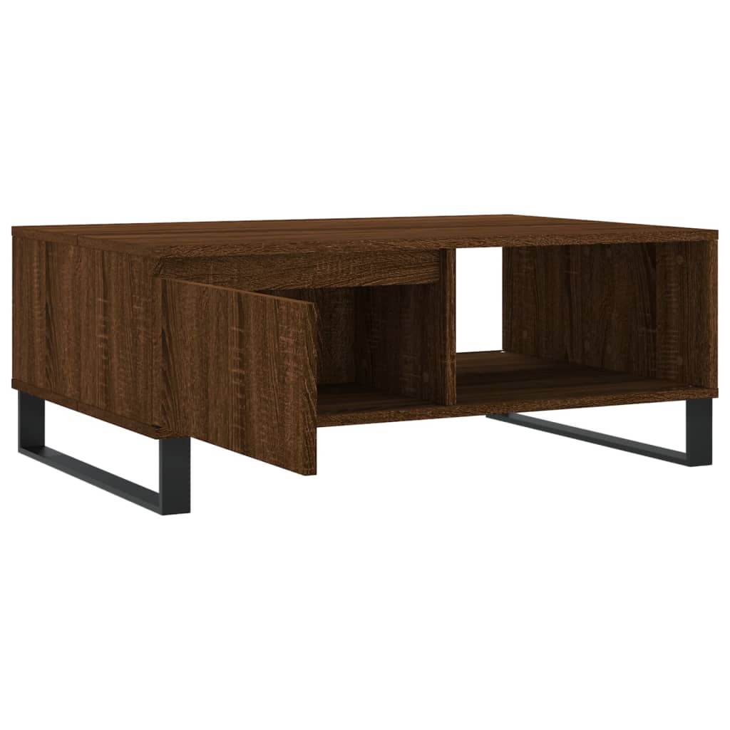 Couchtisch Braun Eichen-Optik 90x60x35 cm Holzwerkstoff - Pazzar.ch