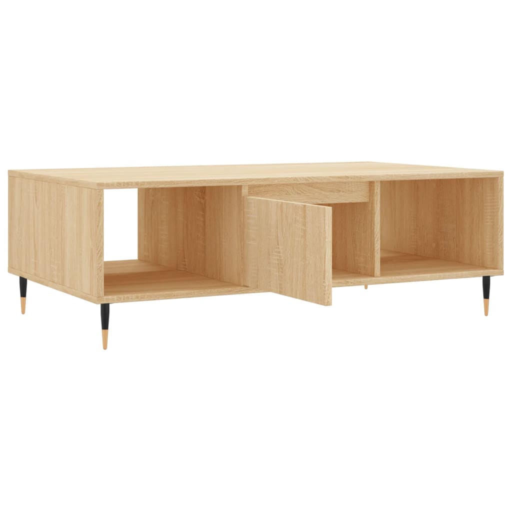 Couchtisch Sonoma-Eiche 104x60x35 cm Holzwerkstoff - Pazzar.ch