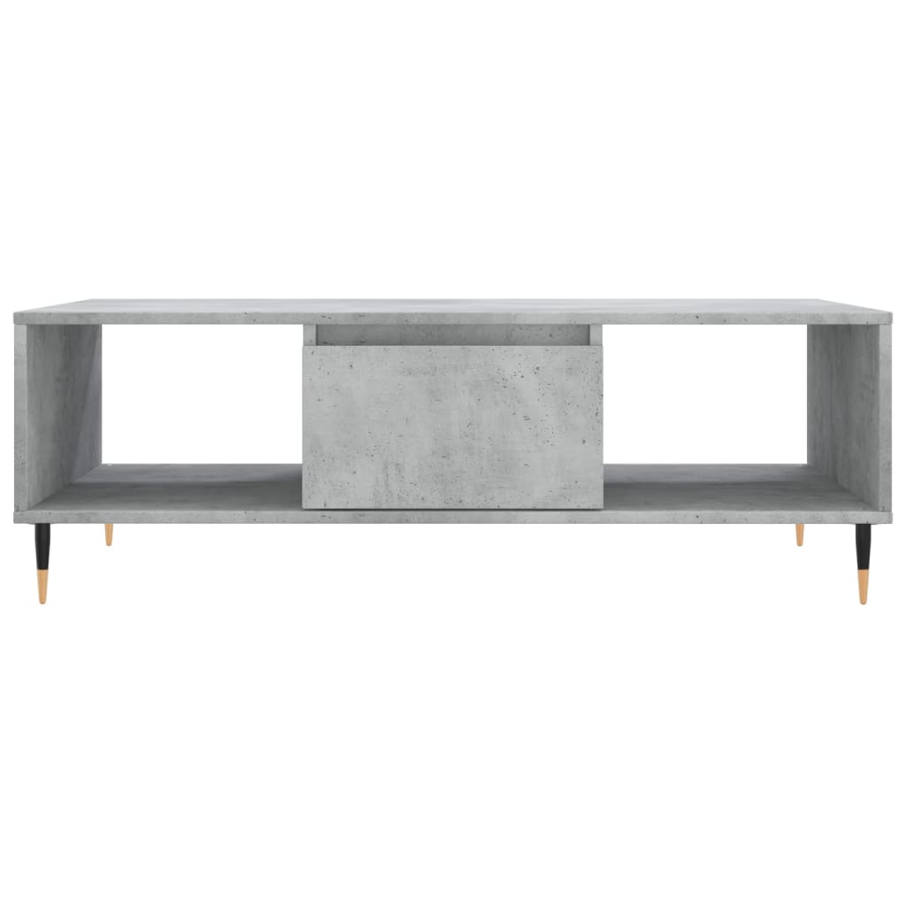 Couchtisch Betongrau 104x60x35 cm Holzwerkstoff - Pazzar.ch