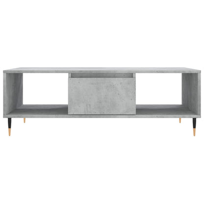Couchtisch Betongrau 104x60x35 cm Holzwerkstoff - Pazzar.ch
