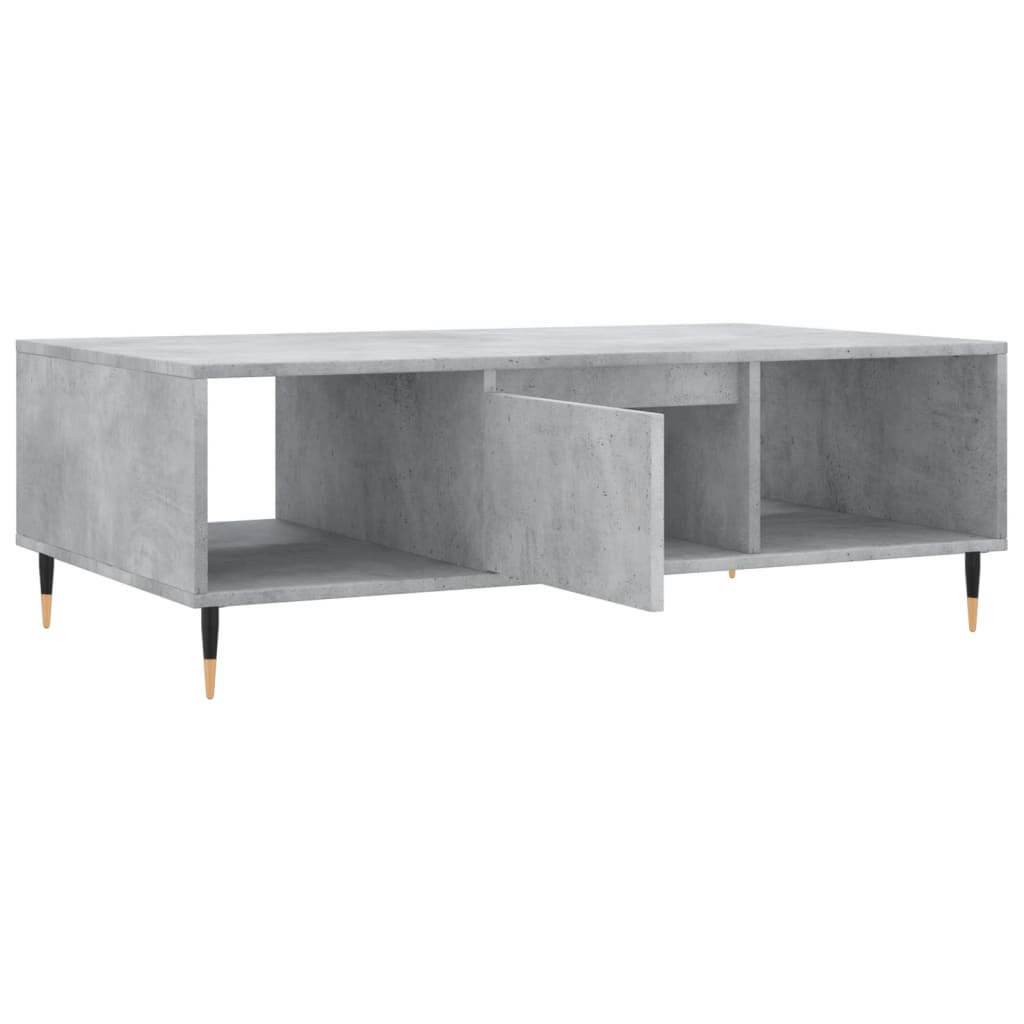 Couchtisch Betongrau 104x60x35 cm Holzwerkstoff - Pazzar.ch