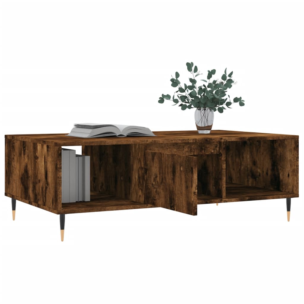 Couchtisch Räuchereiche 104x60x35 cm Holzwerkstoff - Pazzar.ch