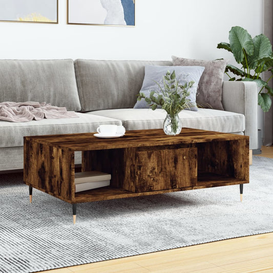 Couchtisch Räuchereiche 104x60x35 cm Holzwerkstoff - Pazzar.ch