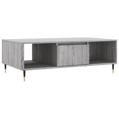 Couchtisch Grau Sonoma 104x60x35 cm Holzwerkstoff - Pazzar.ch