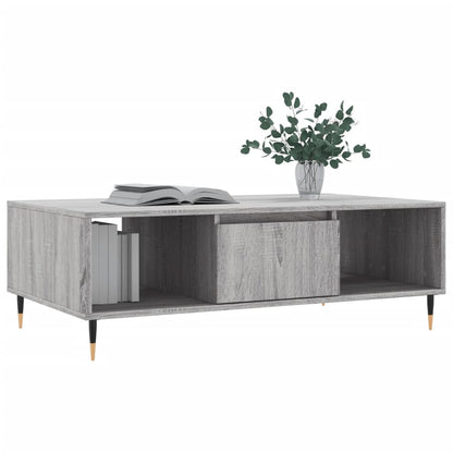 Couchtisch Grau Sonoma 104x60x35 cm Holzwerkstoff - Pazzar.ch