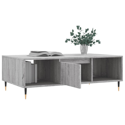 Couchtisch Grau Sonoma 104x60x35 cm Holzwerkstoff - Pazzar.ch